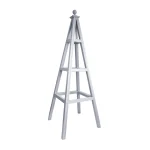 RHS Prestige Traditional Open Frame Wooden Obelisk Painted Stone