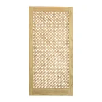 Trellis Gate - Diagonal Trellis 20mm gap - Natural