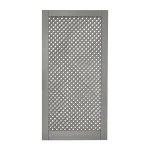 Trellis Gate - Diagonal Trellis 20mm gap Painted Autumn Tide