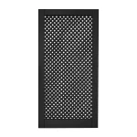 Trellis Gate - Diagonal Trellis 20mm gap Painted Black