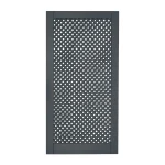 Trellis Gate - Diagonal Trellis 20mm gap Painted Charcoal