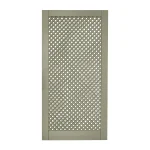 Trellis Gate - Diagonal Trellis 20mm gap Painted Dark Olive