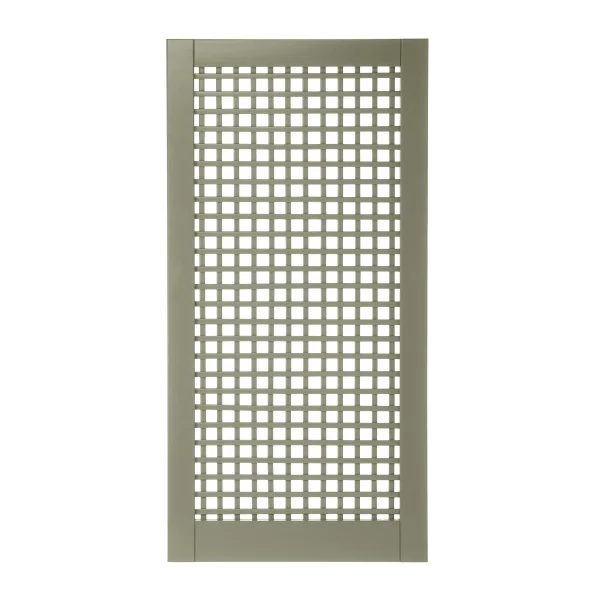 Trellis Gate - Square Trellis Painted Dark Olive