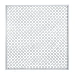 Diagonal Trellis Panel Painted Stone