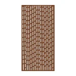Linear Decorative Screen Painted Hazel Brown
