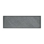 Diagonal Trellis Privacy Panel Painted Charcoal