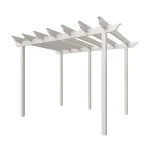 RHS Prestige Medium Pergola Painted Orford Cream