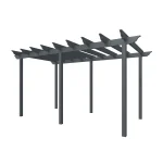 RHS Prestige Large Pergola Painted Charcoal
