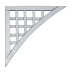 Square Corner Finishing Panels Painted Stone