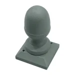 Post Cap & Acorn Finial Painted Dedham Vale