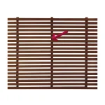 Slatted Panel Vertical Joining Strip Painted Hazel Brown