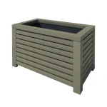 RHS Prestige Slatted Planters Rectangular Small Painted Autumn Tide