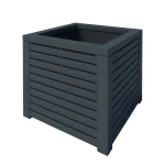 RHS Prestige Slatted Planters Square Large Painted Charcoal