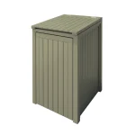 RHS Prestige Solid Bin Stores Single Painted Dark Olive