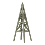 RHS Prestige Triangular Cross Detail Wooden Tower Obelisk Dark Olive