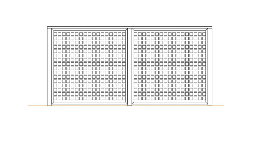 WPC Trellis Bin Screen - The Garden Trellis Company