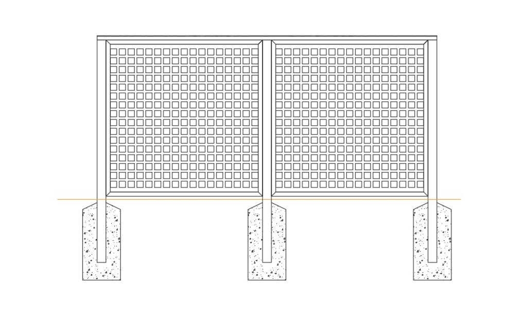 WPC Trellis Bin Screen - The Garden Trellis Company