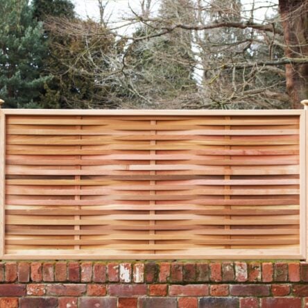 Western Red Cedar Weave Panels
