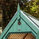 RHS Garden Shed in Dedham Vale - finial detail