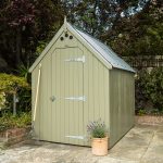 RHS Large Garden Shed in Manhattan Grey