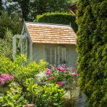RHS Prestige Victorian Garden Shed in Manhattan Grey
