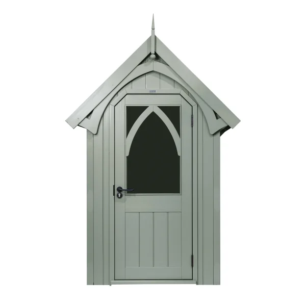 RHS Prestige Albertine Garden Store - painted Gorse Green