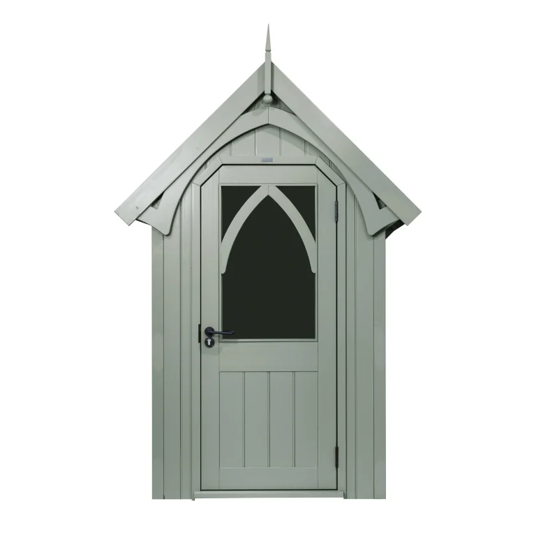 RHS Prestige Albertine Garden Store - painted Gorse Green