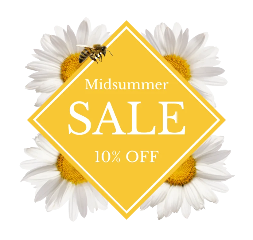 Midsummer Sale Badge 10% Off