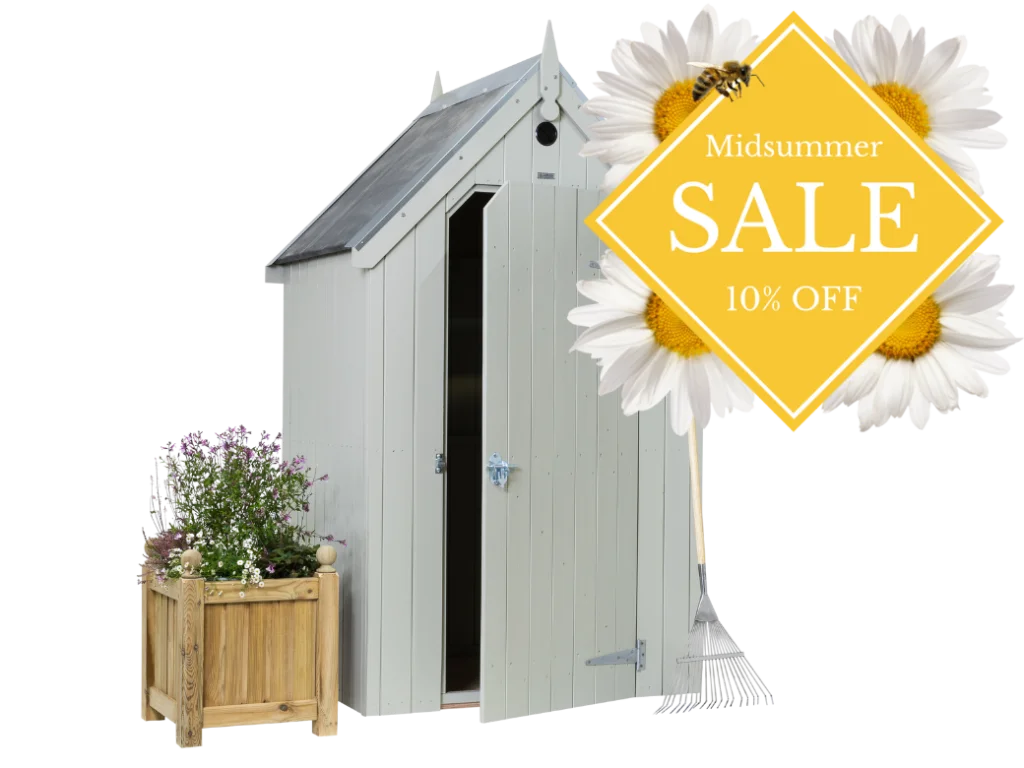 RHS Garden Store with a 10% off Midsummer Sale graphic