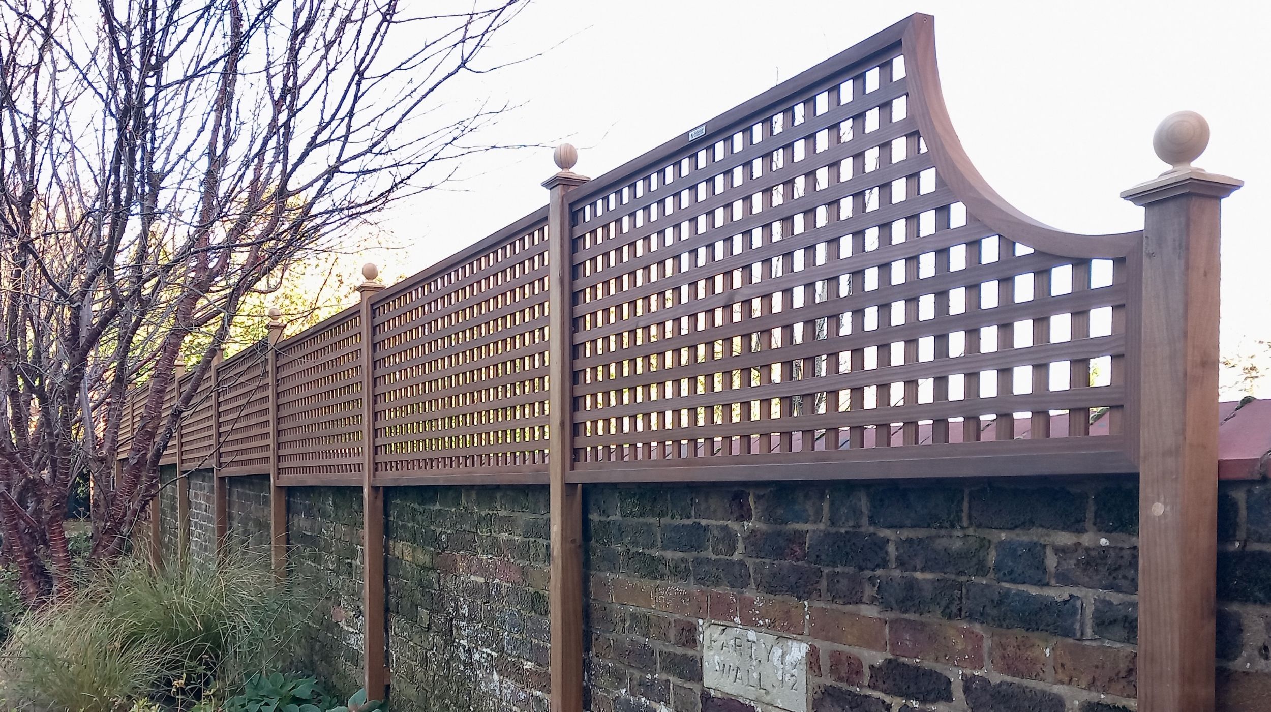 RHS Prestige Square Trellis in Thermally Treated Timber