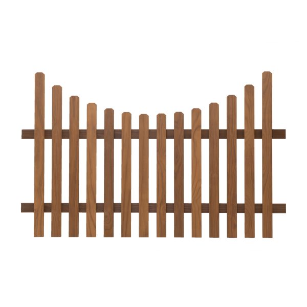 RHS Prestige Concave Chamfered Top Picket Fencing in Thermally Treated Timber