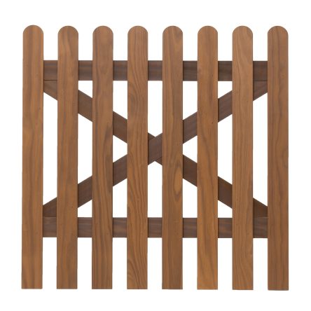 RHS Prestige Rounded Top Picket Gate Front in Thermally Treated Timber 900mm high