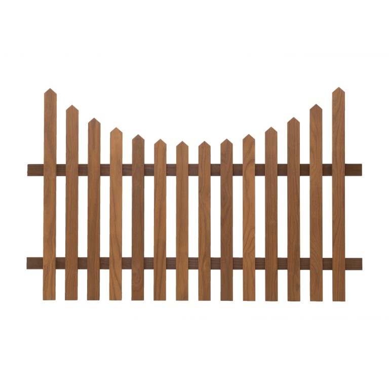 RHS Prestige Concave Pointed Top Picket Fencing in Thermally Treated Timber