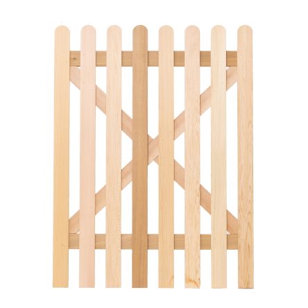RHS Prestige Rounded Top Picket Gate in Western Red Cedar 1200mm high