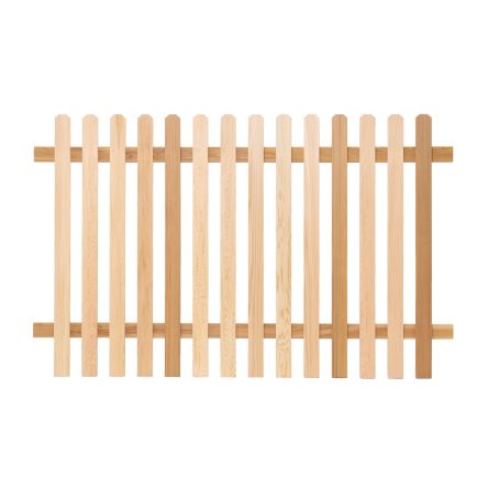 RHS Prestige Chamfered Top Picket Fencing in Western Red Cedar 1200mm high