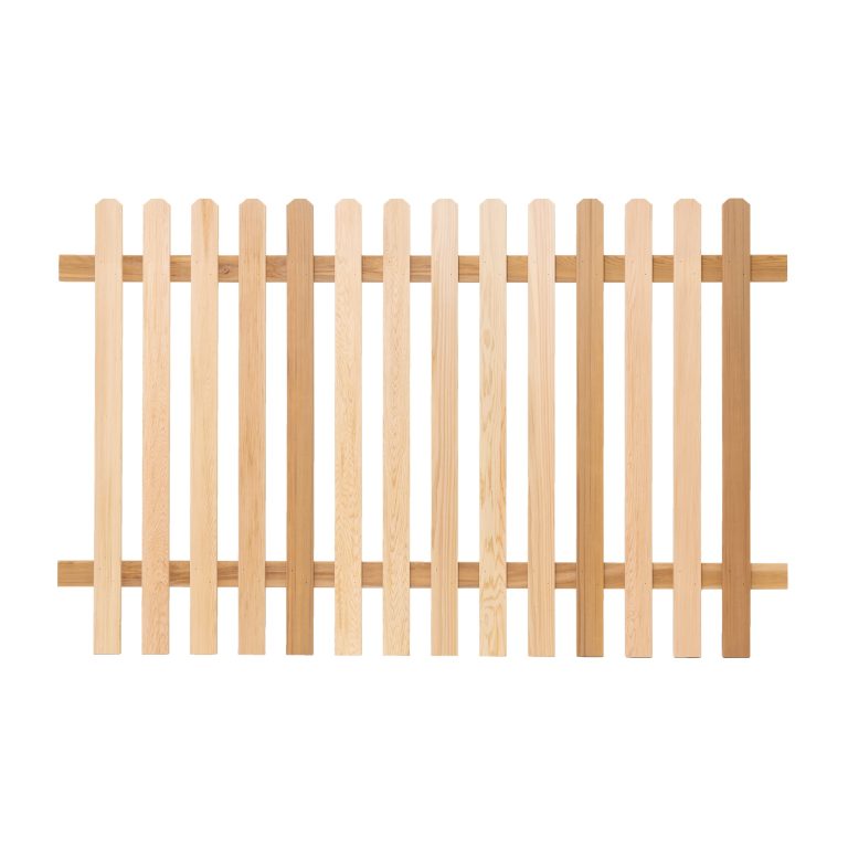 RHS Prestige Chamfered Top Picket Fencing in Western Red Cedar 1200mm high