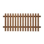 RHS Prestige Chamfered Top Picket Fencing in Thermally Treated Timber 900mm high