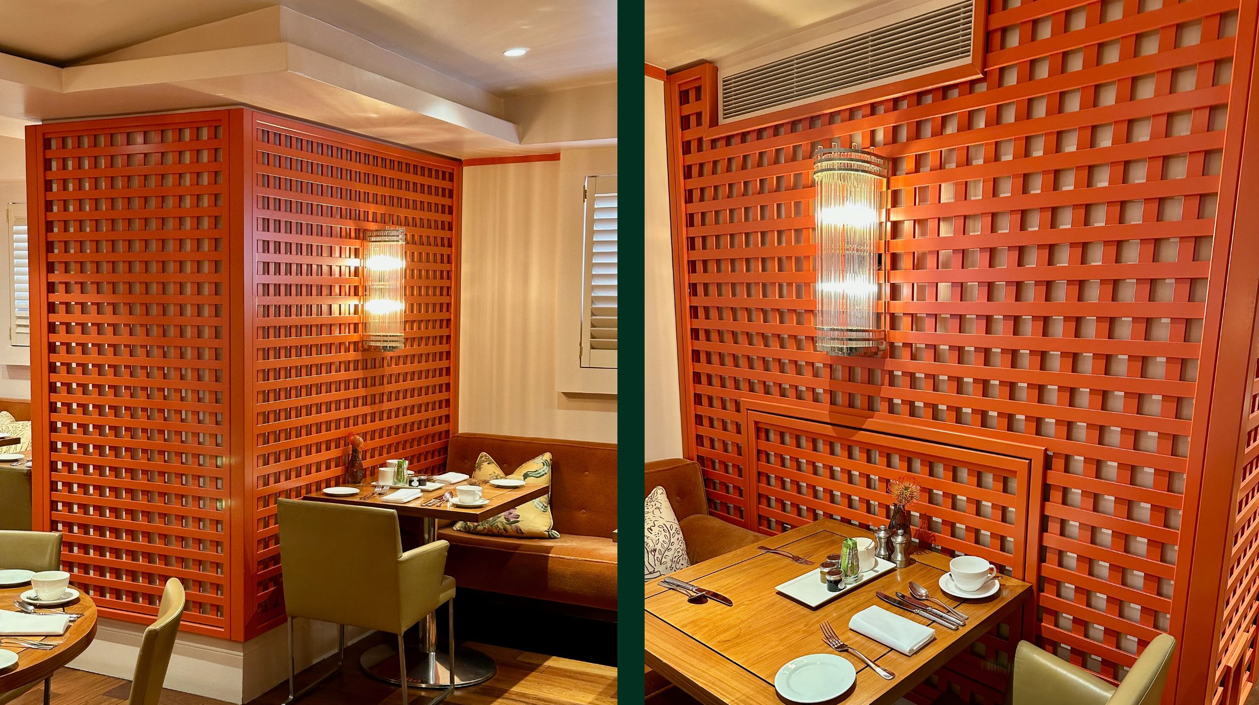 Bespoke trellis for The Bloomsbury Hotel 1