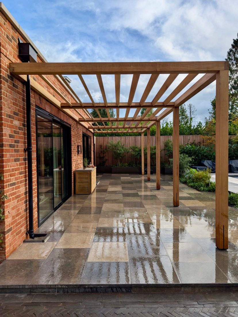 Iroko Pergola