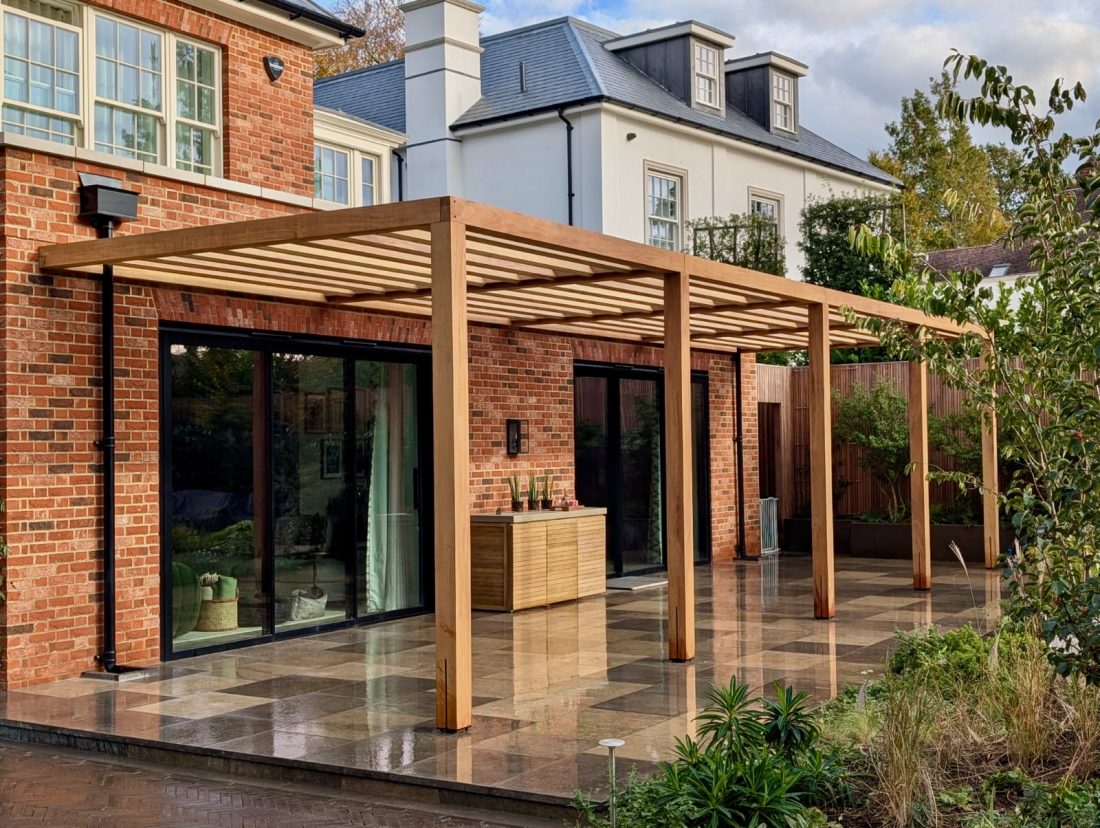 Iroko Pergola