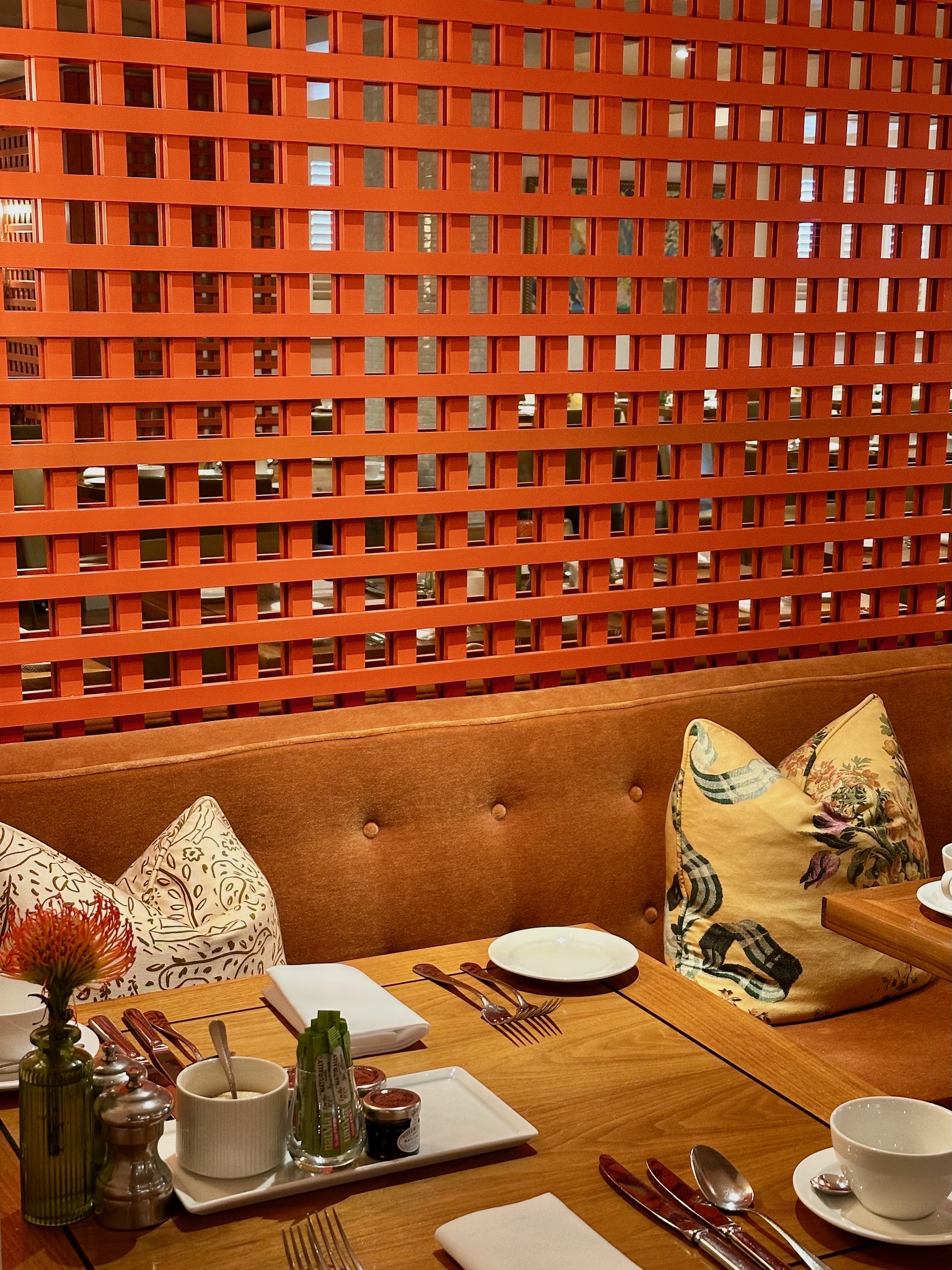 Mirrored Trellis in The Bloomsbury Hotel
