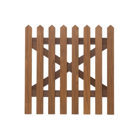 RHS Prestige Pointed Top Picket Gate Front in Thermally Treated Timber 900mm high