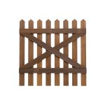 RHS Prestige Pointed Top Picket Gate back in Thermally Treated 900mm high