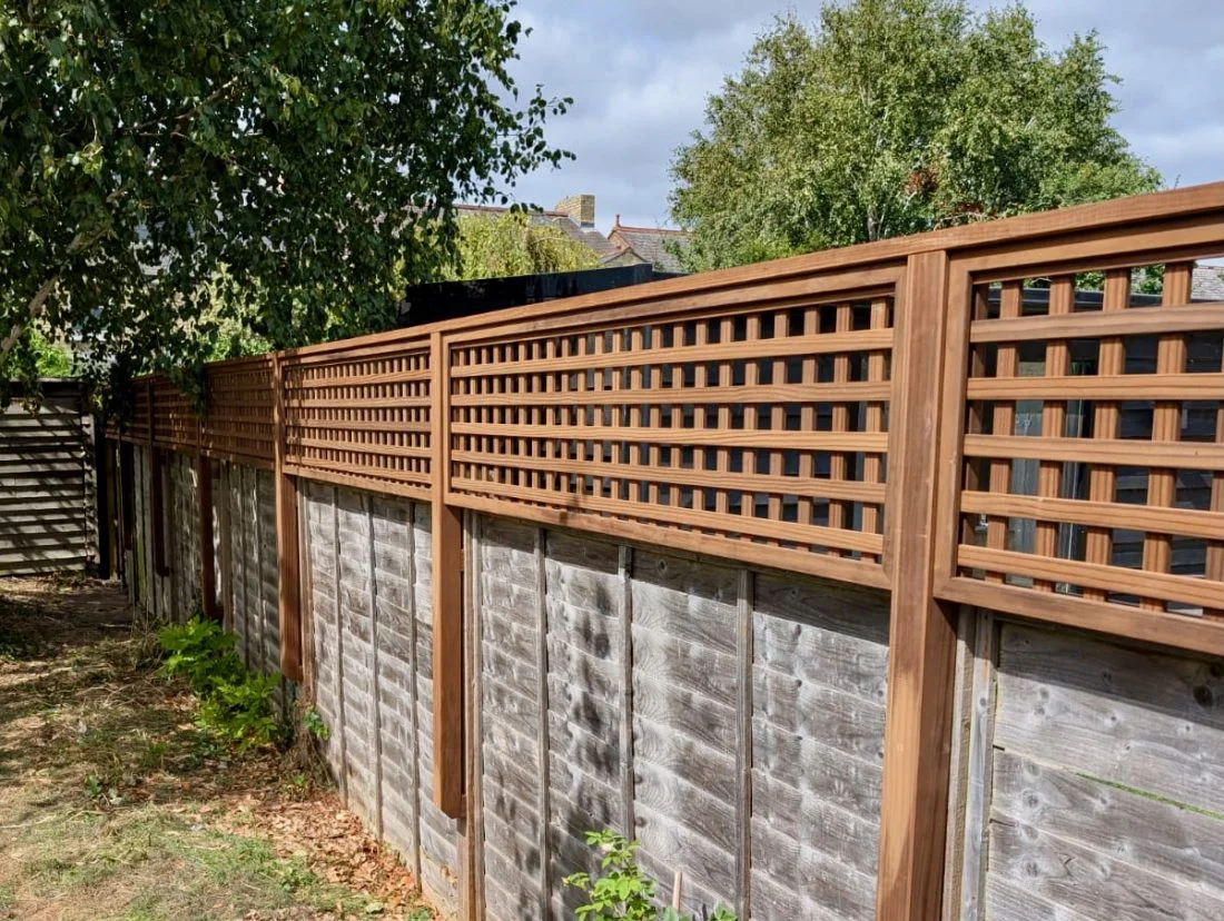 Bespoke Square Trellis (48mm gap) in Thermally Treated Timber