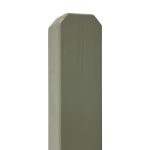 Prestige Chamfered Top Picket Fence Post in Manhattan Grey 70mm