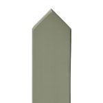 Prestige Pointed Top Picket Fence Post in Manhattan Grey 90mm