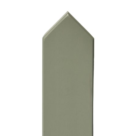 Prestige Pointed Top Picket Fence Post in Manhattan Grey 90mm