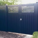 RHS Prestige gates, fencing and trellis painted in Black