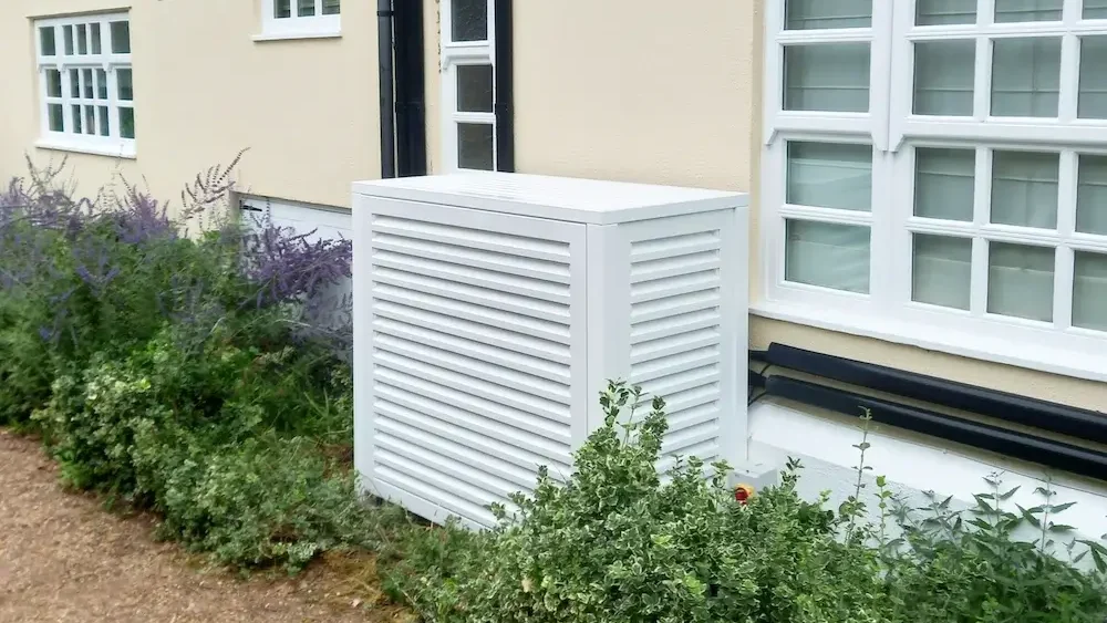 Bespoke Aircon Cover in White