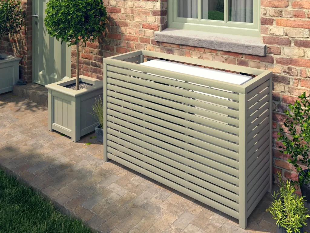 Air Conditioning Cover Painted Manhattan Grey